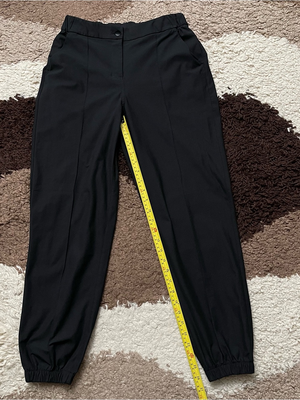 Lululemon Warpstreme High-Rise 7/8 Jogger Sz 28 In Black - Picture 6 of 10
